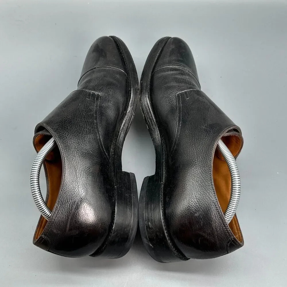 John Lobb William Mens 8.5 Black Leather Dress Shoes Double Monk Strap Slip-On